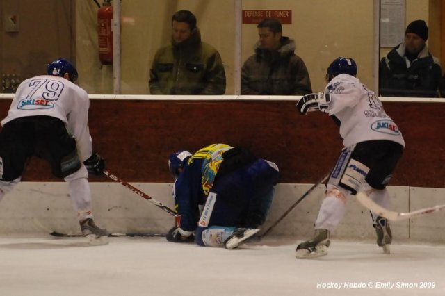 Photo hockey match Dijon  - Mont-Blanc le 13/01/2009