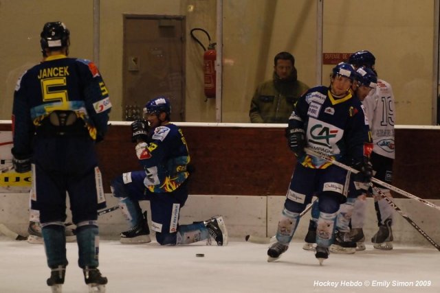Photo hockey match Dijon  - Mont-Blanc le 13/01/2009