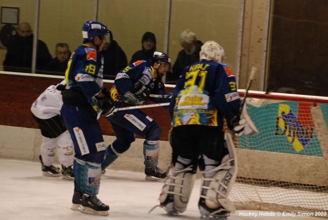 Photo hockey match Dijon  - Mont-Blanc le 13/01/2009