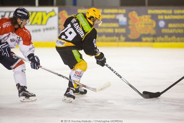 Photo hockey match Strasbourg  - Angers  le 26/09/2015