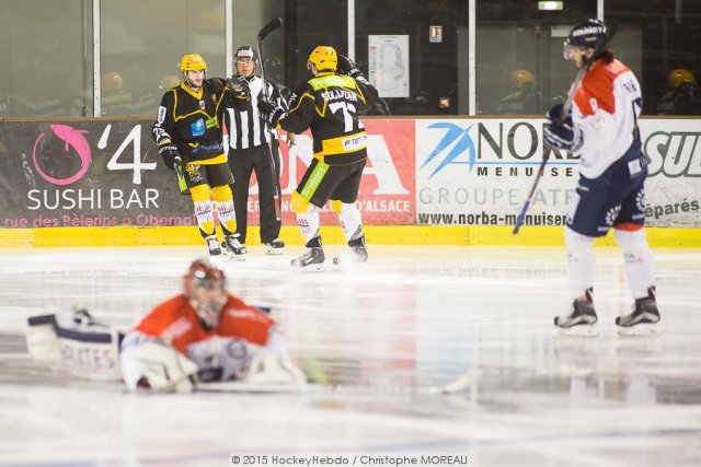 Photo hockey match Strasbourg  - Angers  le 26/09/2015