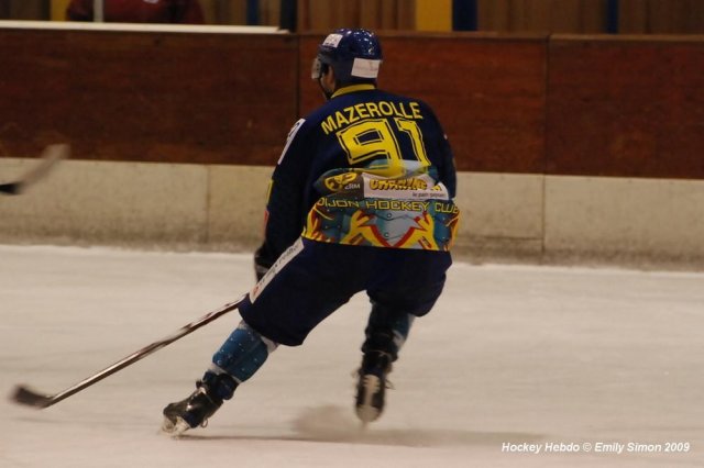Photo hockey match Dijon  - Mont-Blanc le 13/01/2009