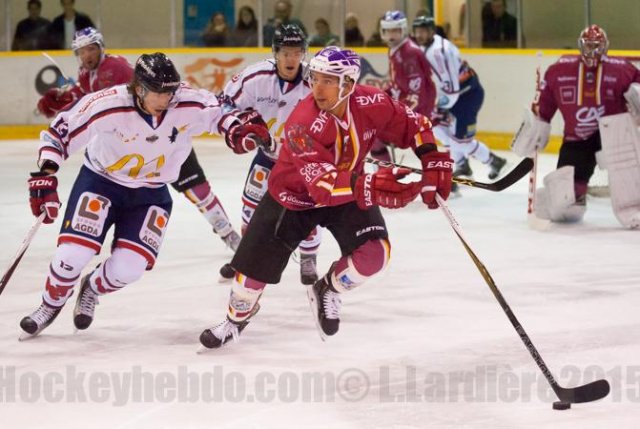 Photo hockey match Dijon  - Grenoble  le 26/09/2015