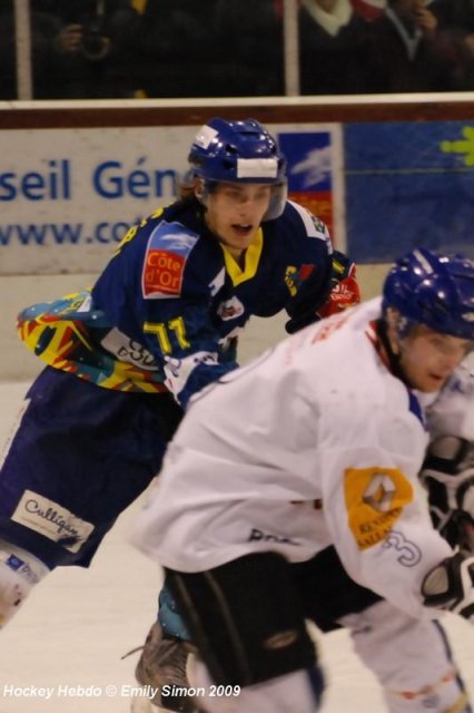 Photo hockey match Dijon  - Mont-Blanc le 13/01/2009