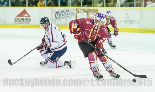 Photo hockey match Dijon  - Grenoble  le 26/09/2015