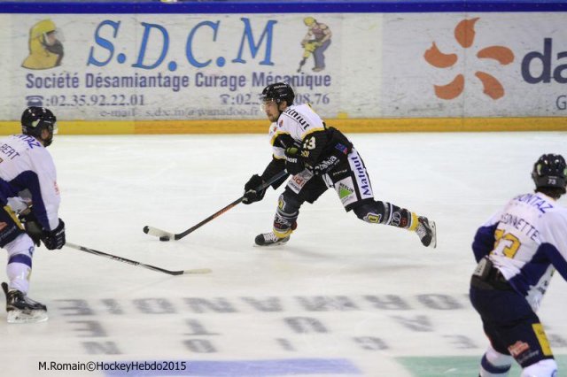 Photo hockey match Rouen - Chamonix  le 26/09/2015