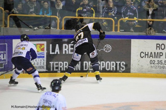 Photo hockey match Rouen - Chamonix  le 26/09/2015
