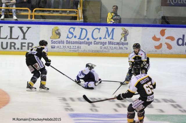 Photo hockey match Rouen - Chamonix  le 26/09/2015