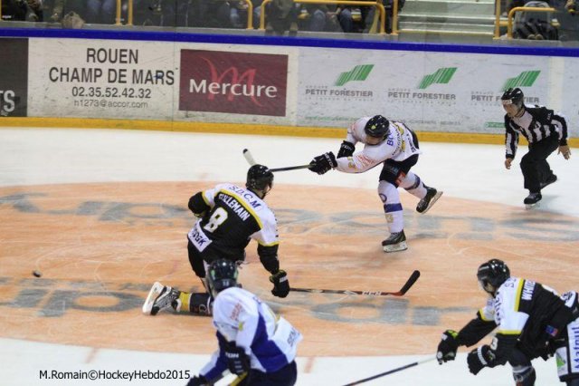 Photo hockey match Rouen - Chamonix  le 26/09/2015