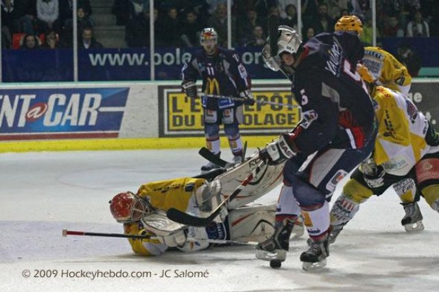 Photo hockey match Grenoble  - Strasbourg  le 13/01/2009