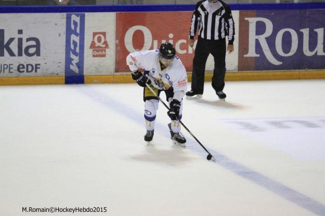 Photo hockey match Rouen - Chamonix  le 26/09/2015