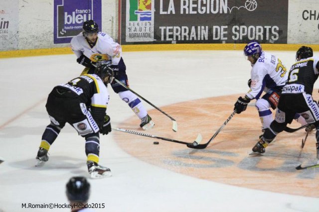 Photo hockey match Rouen - Chamonix  le 26/09/2015