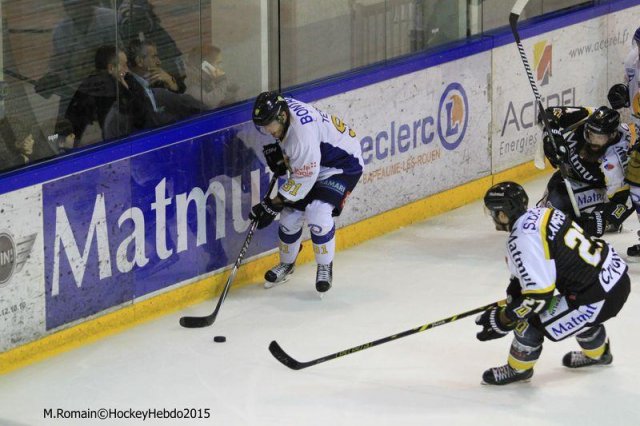 Photo hockey match Rouen - Chamonix  le 26/09/2015