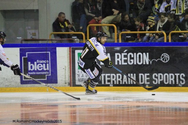Photo hockey match Rouen - Chamonix  le 26/09/2015