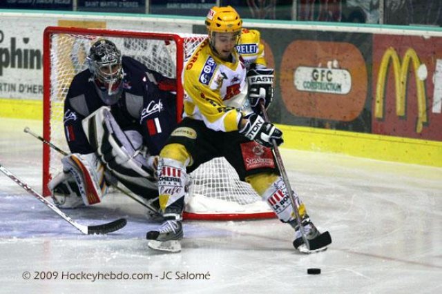 Photo hockey match Grenoble  - Strasbourg  le 13/01/2009