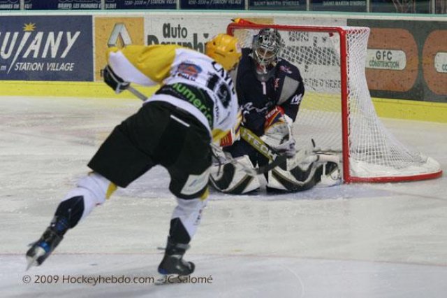 Photo hockey match Grenoble  - Strasbourg  le 13/01/2009