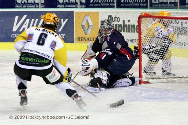 Photo hockey match Grenoble  - Strasbourg  le 13/01/2009