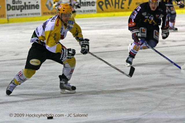 Photo hockey match Grenoble  - Strasbourg  le 13/01/2009
