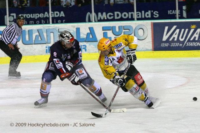 Photo hockey match Grenoble  - Strasbourg  le 13/01/2009