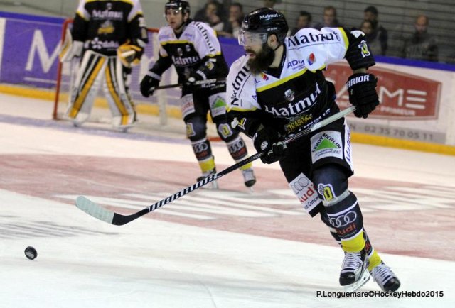 Photo hockey match Rouen - Amiens  le 29/09/2015
