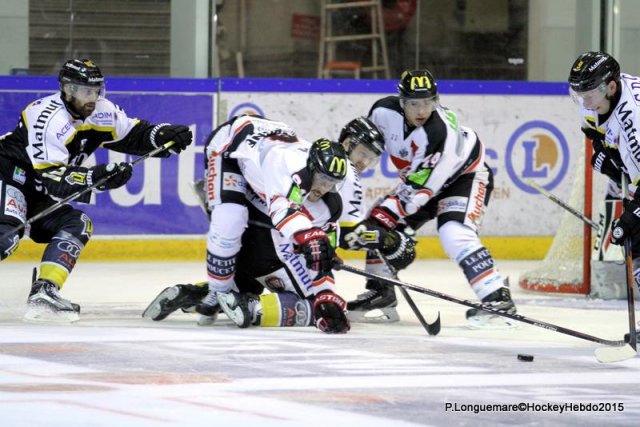 Photo hockey match Rouen - Amiens  le 29/09/2015