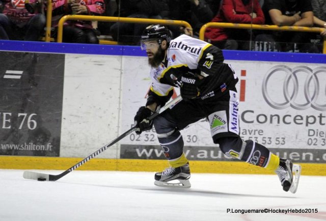 Photo hockey match Rouen - Amiens  le 29/09/2015