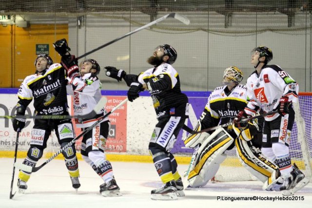 Photo hockey match Rouen - Amiens  le 29/09/2015