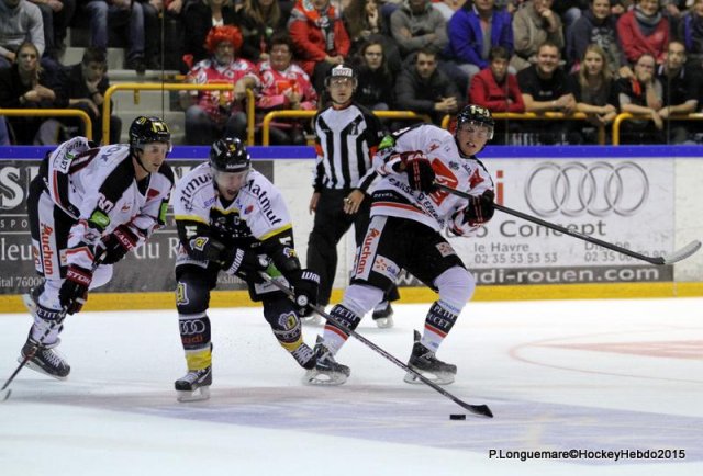 Photo hockey match Rouen - Amiens  le 29/09/2015
