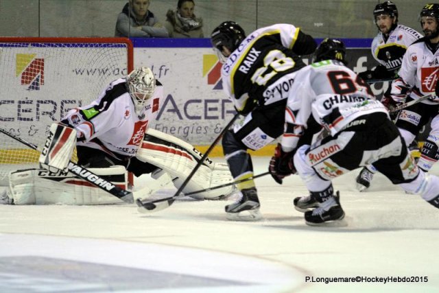 Photo hockey match Rouen - Amiens  le 29/09/2015