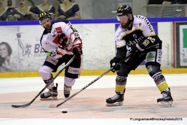 Photo hockey match Rouen - Amiens  le 29/09/2015