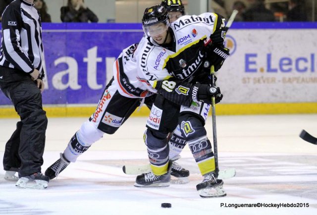 Photo hockey match Rouen - Amiens  le 29/09/2015