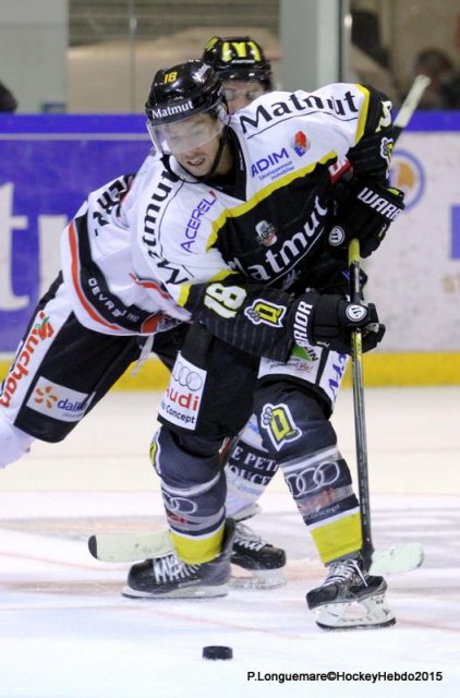 Photo hockey match Rouen - Amiens  le 29/09/2015