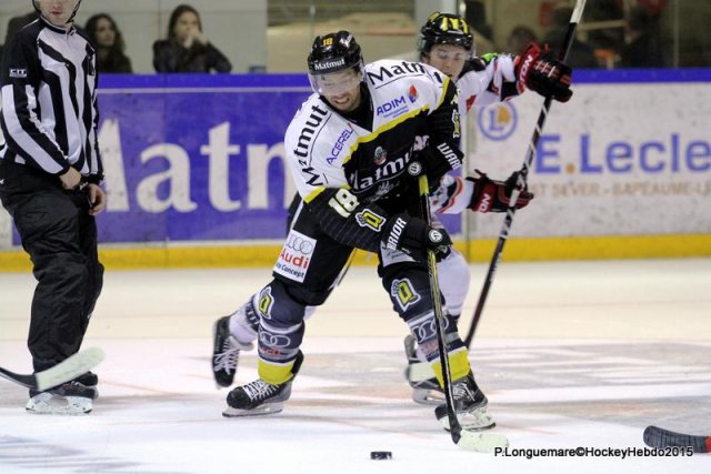 Photo hockey match Rouen - Amiens  le 29/09/2015