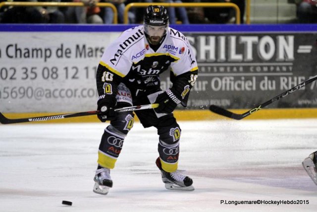Photo hockey match Rouen - Amiens  le 29/09/2015