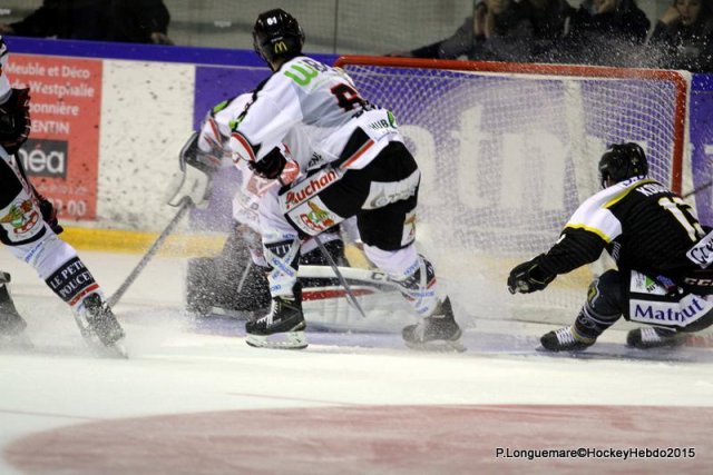 Photo hockey match Rouen - Amiens  le 29/09/2015