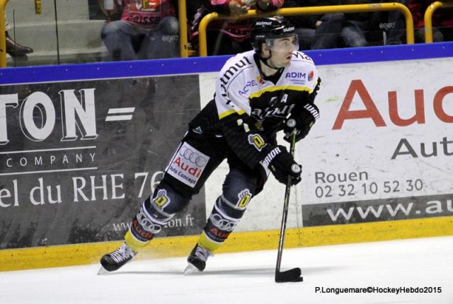 Photo hockey match Rouen - Amiens  le 29/09/2015