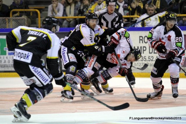 Photo hockey match Rouen - Amiens  le 29/09/2015