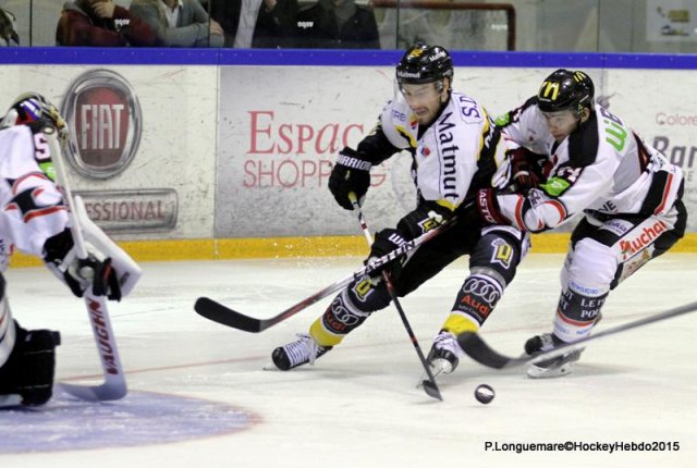 Photo hockey match Rouen - Amiens  le 29/09/2015