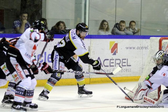 Photo hockey match Rouen - Amiens  le 29/09/2015