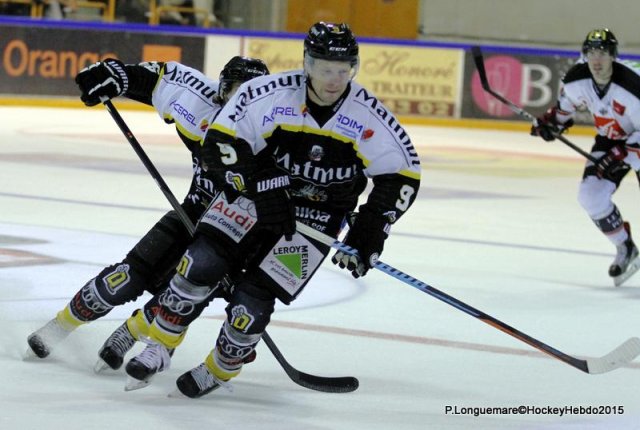 Photo hockey match Rouen - Amiens  le 29/09/2015