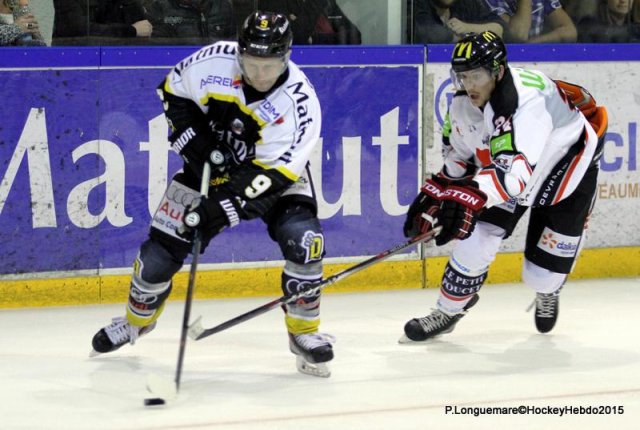 Photo hockey match Rouen - Amiens  le 29/09/2015