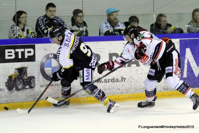 Photo hockey match Rouen - Amiens  le 29/09/2015