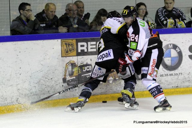 Photo hockey match Rouen - Amiens  le 29/09/2015