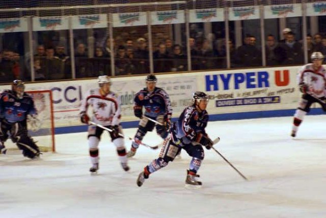 Photo hockey match Angers  - Briançon  le 13/01/2009