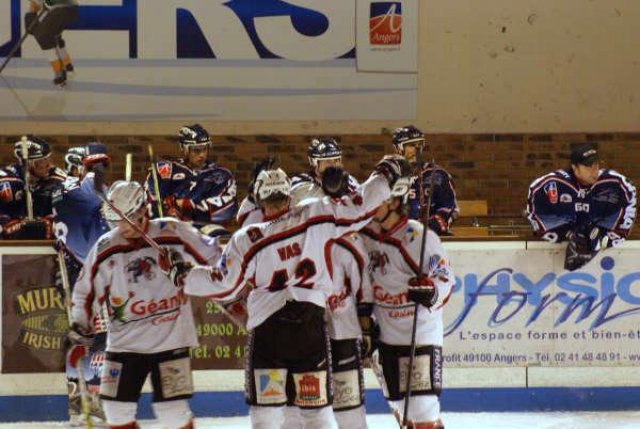 Photo hockey match Angers  - Briançon  le 13/01/2009
