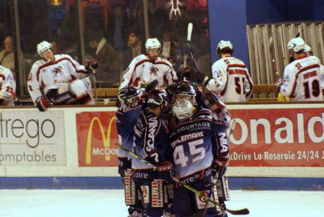 Photo hockey match Angers  - Briançon  le 13/01/2009
