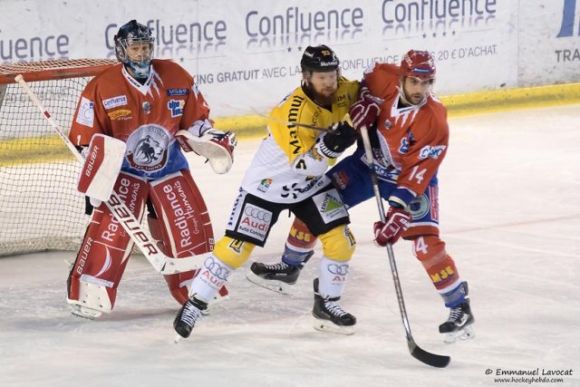 Photo hockey match Lyon - Rouen le 03/10/2015