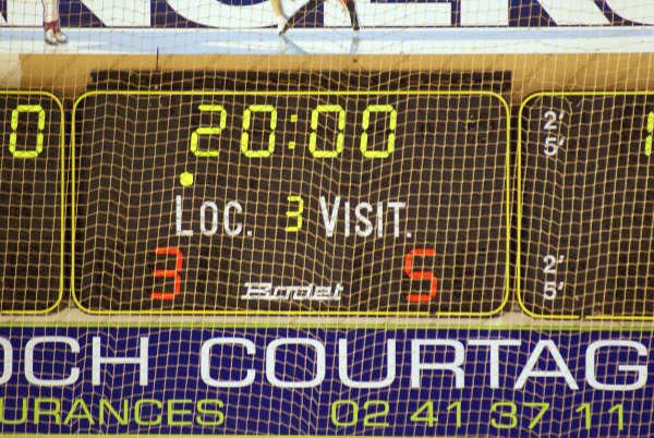 Angers  3 - 5 Briançon 