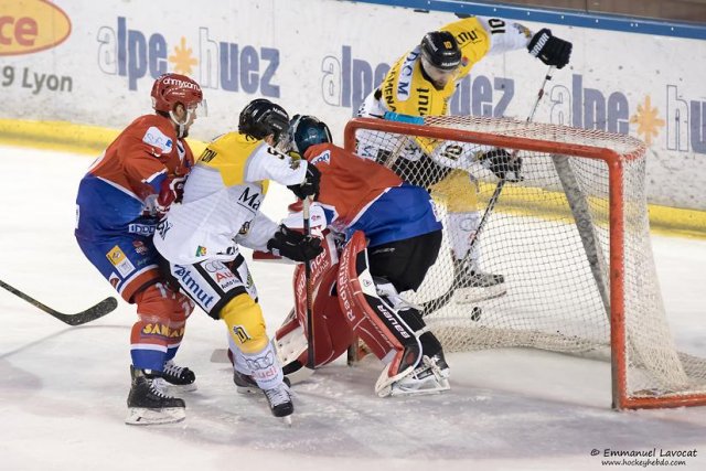 Photo hockey match Lyon - Rouen le 03/10/2015