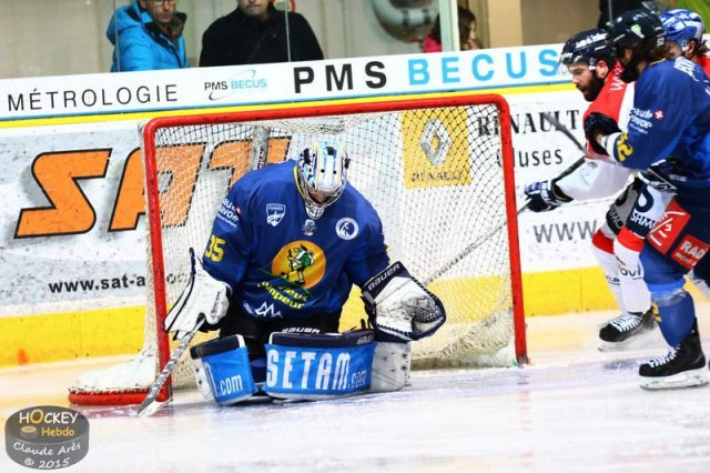Photo hockey match Chamonix  - Angers  le 03/10/2015